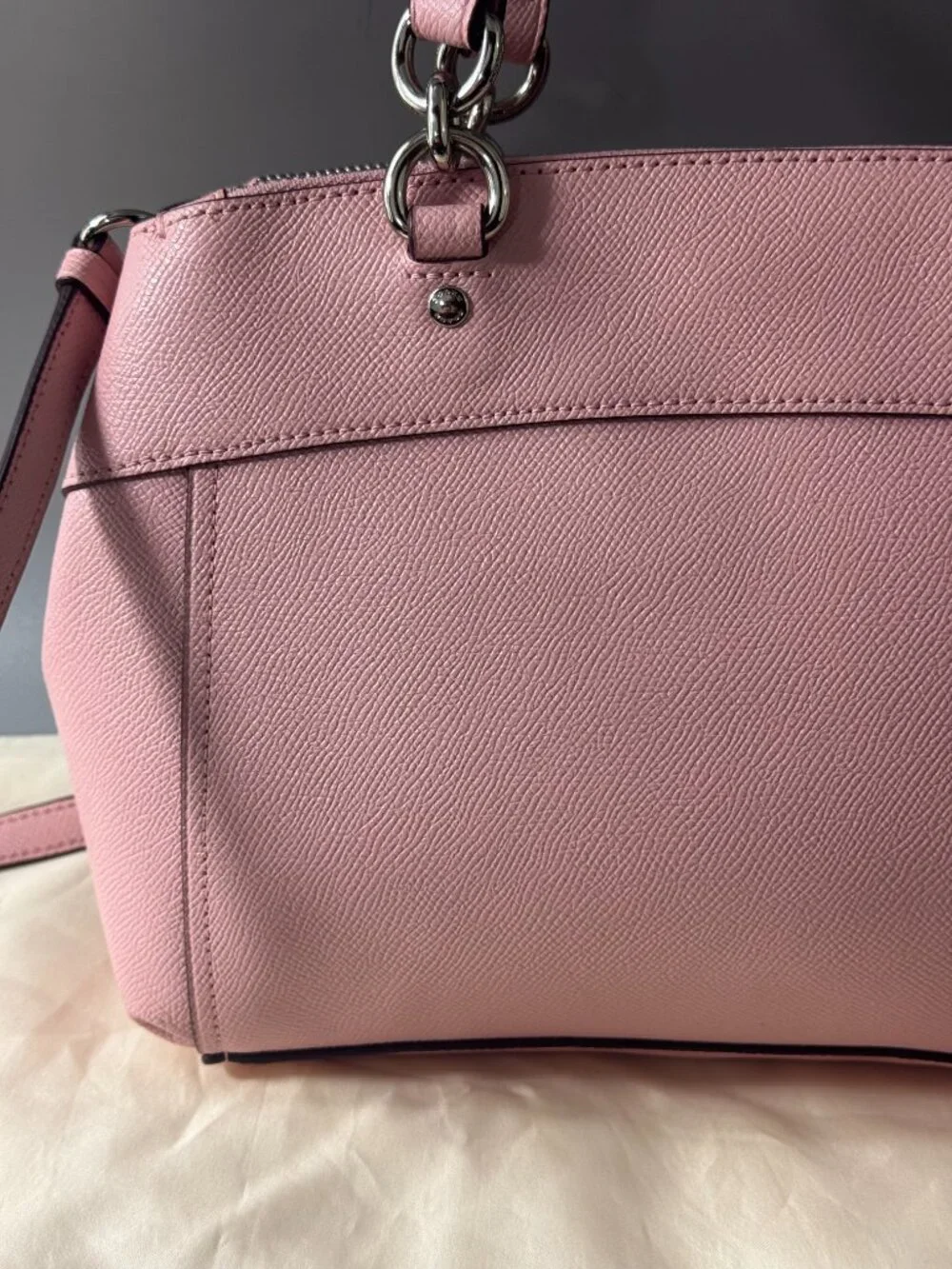 NWOT Authentic Coach F25395 Crossgrain Mini Brooke Carryall- Blush Pink